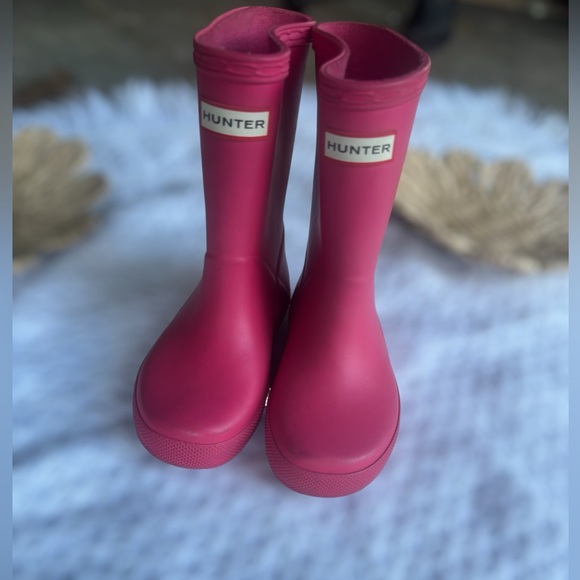 Hunter Other - Hunter Kids Fuchsia Rain Boots